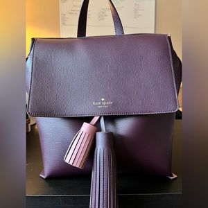 Kate spade purple backpack